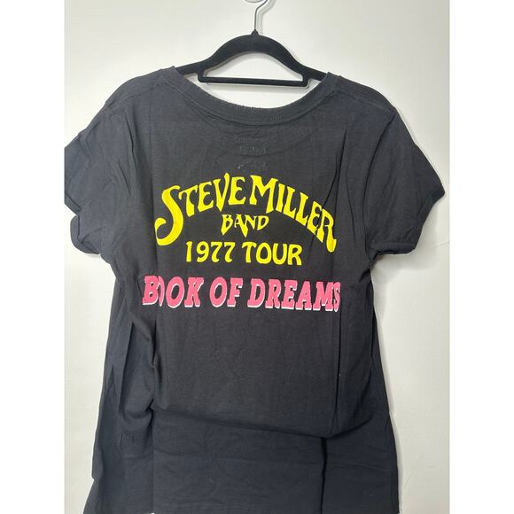 NWT Recycled Karma Steve Miller Band Book of Dreams Tour Black T-Shirt Sz S - Picture 2 of 4